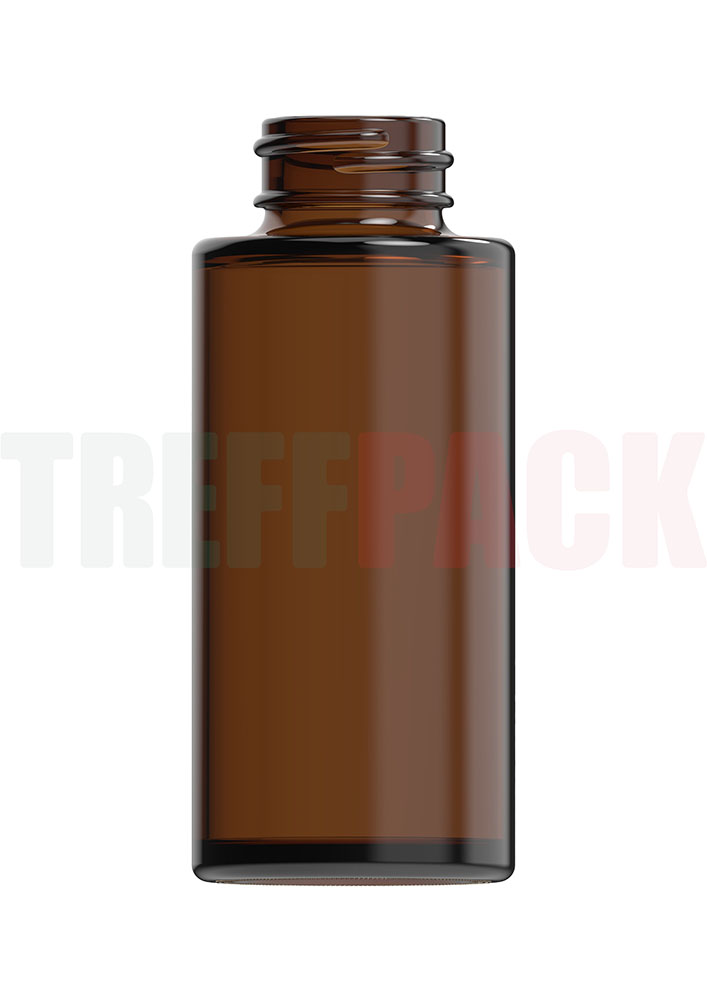 Cylindrical Bottle amber 50 ml