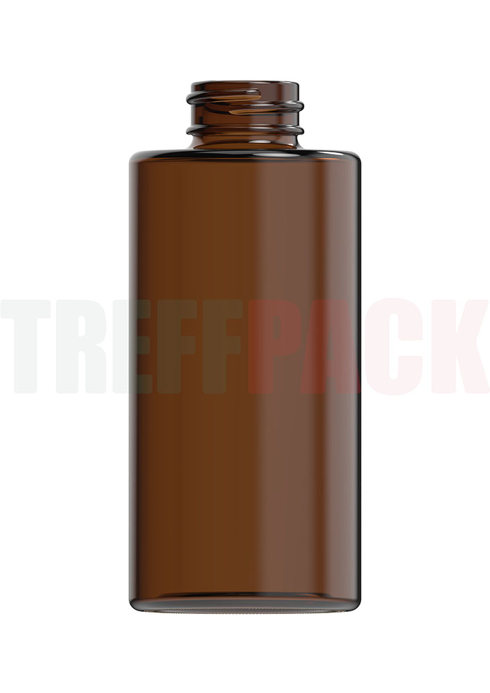 Cylindrical Bottle amber 100 ml