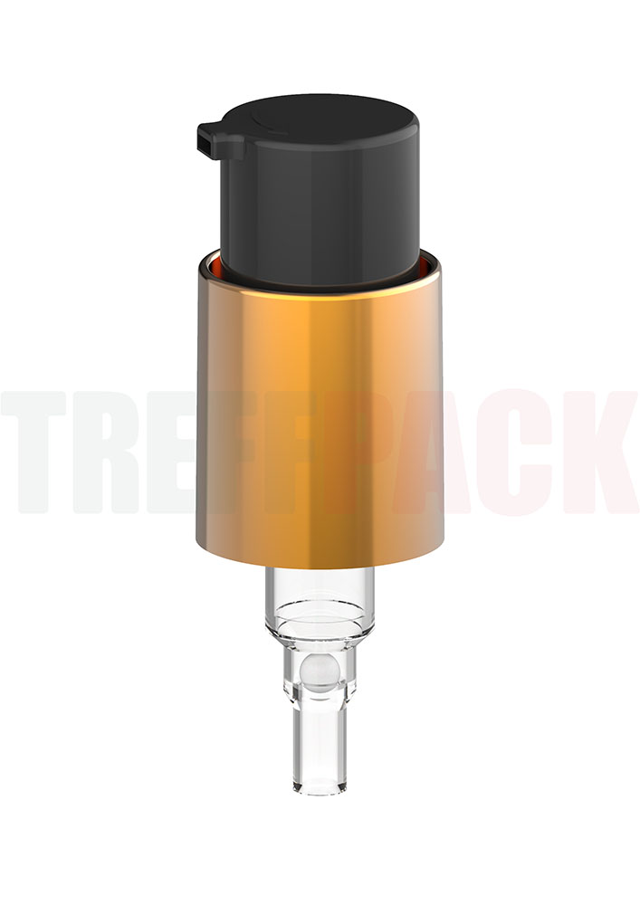 Black-Gold Dispenser Cream Pump for Cosmetics