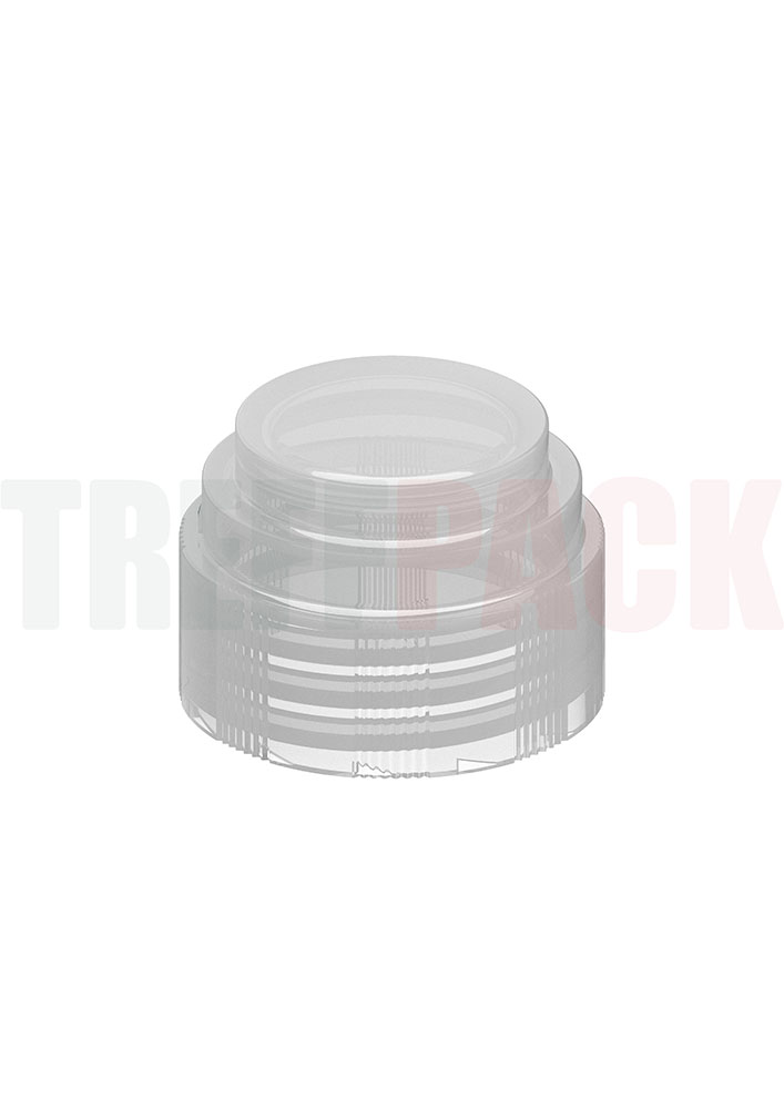 3-Tier-Cap translucent, 24/400